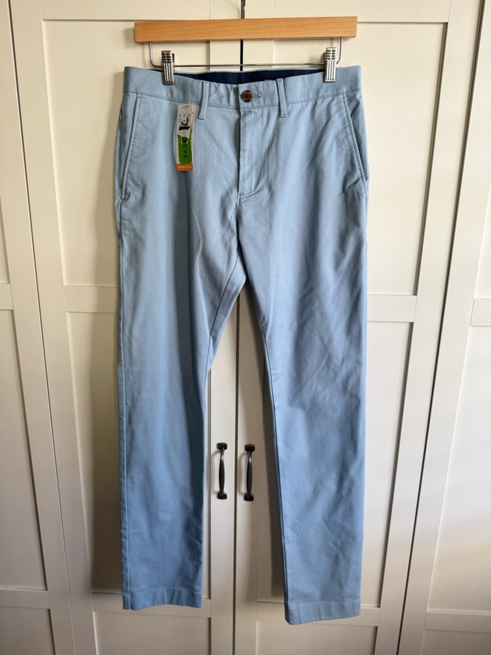 J.Crew Factory Slim-Fit TruTemp365® Chino Pant 29x32 Danube Blue - Picture 3 of 7